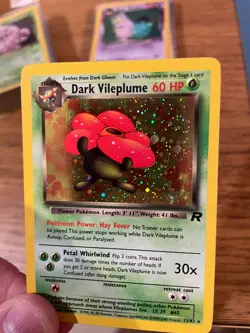 EXCELLENT! Dark Vileplume (13/82) Holo Team Rocket Pokemon Card FAST & FREE P&P! - Image 3