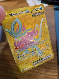 N-MINT! Walking Wake ex (215/162) Temporal Forces Gold Secret Rare Pokemon Card! - Image 3