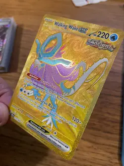N-MINT! Walking Wake ex (215/162) Temporal Forces Gold Secret Rare Pokemon Card! - Image 4
