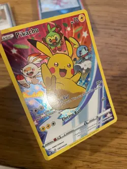 N-MINT! Pikachu SWSH020 Sword & Shield Black Star Promo Pokemon Card! FAST P&P! - Image 3