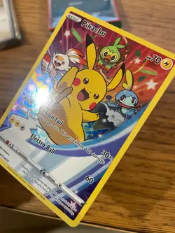 N-MINT! Pikachu SWSH020 Sword & Shield Black Star Promo Pokemon Card! FAST P&P! - Image 4