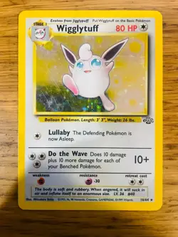 NEAR MINT! Wigglytuff (16/64) Holo Jungle Set Pokemon Card! FAST & FREE P&P! - Image 1