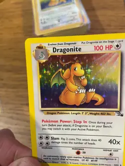 NEAR MINT! Dragonite (4/62) Holo Fossil Set Pokemon Card! FAST & FREE P&P! - Image 3