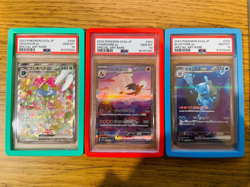 PSA 10! GEM! Japanese Venusaur, Charizard, Blastoise SV2a 151 SAR Pokemon Cards! - Image 1