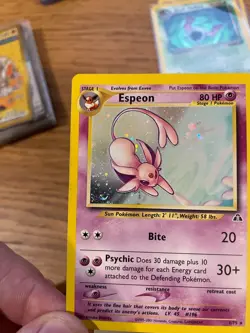 NEAR MINT! Espeon (1/75) Holo Neo Discovery Pokemon Card! FAST & FREE P&P! - Image 3