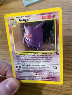 MINT! Gengar (5/62) Holo Fossil Set Pokemon Card! FAST & FREE P&P! - Image 4