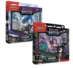Pokemon -Set of 2- [Marnie / Steven] Rival Battle Decks Sealed - Image 1