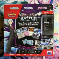 Pokemon -Set of 2- [Marnie / Steven] Rival Battle Decks Sealed - Image 5