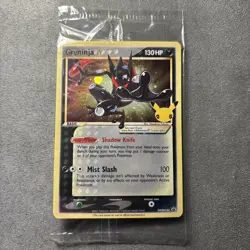Pokemon Greninja Gold Star Promo SWSH144 Celebrations (SEALED) - Image 1