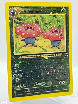 Vileplume 17/18 Southern Islands Reverse Holo Promo Vintage Pokemon TCG Card - Image 2