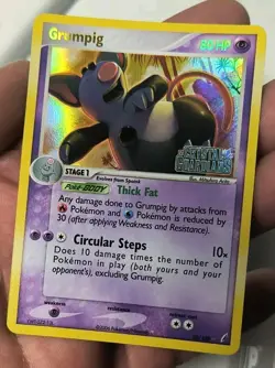 Vintage Rare 2006 Grumpig 20/100 EX Crystal Guardians Reverse Holo Pokemon Card - Image 1
