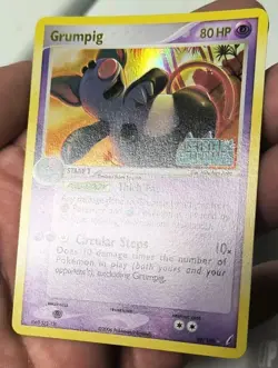 Vintage Rare 2006 Grumpig 20/100 EX Crystal Guardians Reverse Holo Pokemon Card - Image 5
