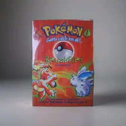 Vintage Sealed Pokemon Brushfire Theme Deck WOTC - Image 1