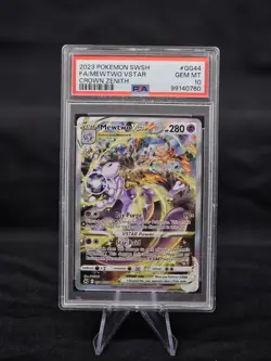 2023 Pokemon Crown Zenith Mewtwo VSTAR GG44 Alt Art GEM MINT PSA 10 - Image 1