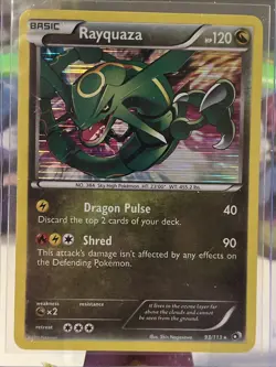 Pokemon TCG Rayquaza Legendary Treasures 93/113 Holo Holo Rare MP 1 - Image 1