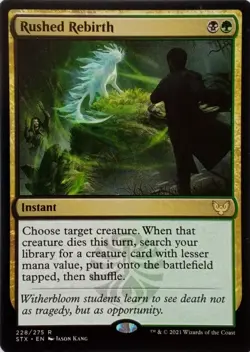 228/275 RUSHED REBIRTH RARE STRIXHAVEN: SCHOOL OF MAGES MTG CARD - Image 1