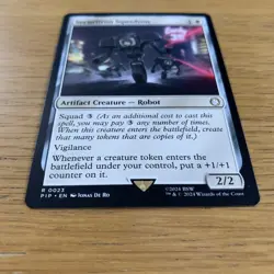 MTG Securitron Squadron [Fallout] Universes Beyond Rare Magic The Gathering Card - Image 3