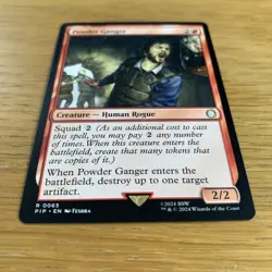 MTG Powder Ganger [Fallout, Near Mint] Universes Beyond Rare Magic Card - Image 3