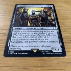 MTG Wasteland Raider [Fallout, Near Mint] Universes Beyond Rare Magic Card - Image 3