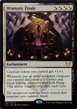 180/275 DRAMATIC FINALE RARE STRIXHAVEN: SCHOOL OF MAGES MTG CARD - Image 1