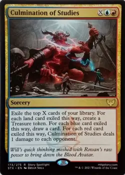 173/275 CULMINATION OF STUDIES RARE STRIXHAVEN: SCHOOL OF MAGES MTG CARD - Image 1