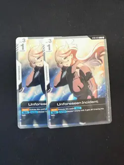 Gundam Card Game Unforeseen Incident ST01-014 Newtype Rising 2 card Playset - Image 1