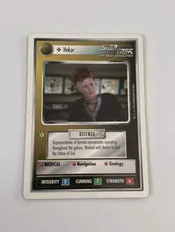 Star Trek CCG Personnel Non-Aligned Vekor Common Card - Image 1