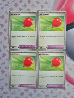 Pokemon TCG - Black Bolt - Air Balloon 079/086 ×4 - Trainer Card Playset - Image 1