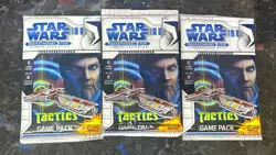 3 Booster Pack Star Wars Pocketmodel TCG Clone Wars WizKids 2008 Card Game CCG - Image 1