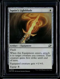 Squire's Lightblade - 36 - Foil - EOE - NM - MTG Magic the Gathering - Image 1