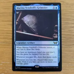 MTG Marina Vendrell's Grimoire FOIL [Duskmourn: House of Horror] Near Mint Rare - Image 1