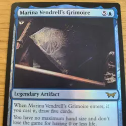 MTG Marina Vendrell's Grimoire FOIL [Duskmourn: House of Horror] Near Mint Rare - Image 2