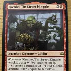 MTG - Krenko, Tin Street Kingpin - War of the Spark - NM, English Magic Rare - Image 2