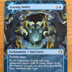 FRAYING SANITY Borderless - Wilds of Eldraine - MTG - Magic the Gathering Rare - Image 2
