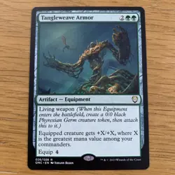MTG Tangleweave Armor 026/028 | NM Near Mint | All Will Be One | 2023 Magic - Image 1