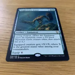 MTG Tangleweave Armor 026/028 | NM Near Mint | All Will Be One | 2023 Magic - Image 3