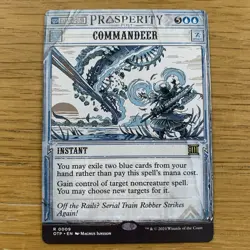 Magic The Gathering Mtg Commandeer Thunder Junction Showcase Excellent Rare - Image 1