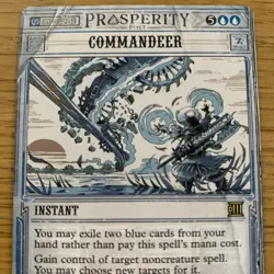 Magic The Gathering Mtg Commandeer Thunder Junction Showcase Excellent Rare - Image 2