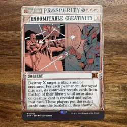 Indomitable Creativity - Outlaws of Thunder Junction Breaking News (MTG) NM - Image 1