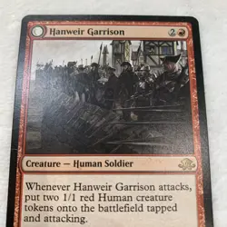 MTG Hanweir Garrison [Innistrad Remastered, Near Mint] Magic The Gathering Rare - Image 2