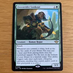 MTG Freestrider Lookout Outlaws of Thunder Junction M/NM, English Rare - Image 1