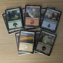 100 x Basic Lands (20 of each Colour) [ Near Mint ] [ Magic the Gathering MTG ] - Image 1