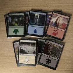 100 x Basic Lands (20 of each Colour) [ Near Mint ] [ Magic the Gathering MTG ] - Image 1