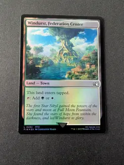 WINDURST, FEDERATION CENTER FOIL #292 MTG Final Fantasy - Image 1