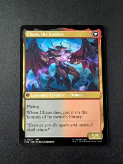 GARLAND, KNIGHT OF CORNELIA // CHAOS, THE ENDLESS #221 MTG Final Fantasy - Image 2