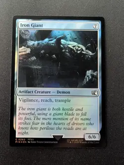 IRON GIANT FOIL #260 MTG Final Fantasy - Image 1
