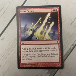 Mana Geyser 1x MTG Conspiracy NM Magic The Gathering - Image 1