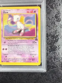 2000 POKEMON BLACK STAR MEW PROMO-POKEMON LEAGUE #8 NM-MT PSA 8 - Image 4