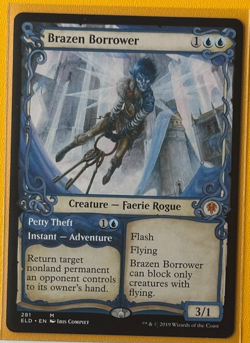 Brazen Borrower (Showcase) Throne of Eldraine Mythic #281 Regular NM MTG - Image 1