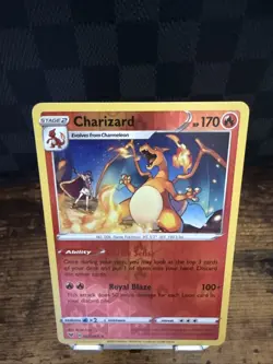 Pokemon SWSH Vivid Voltage - 025/185 CHARIZARD, Reverse Holo Rare - Image 2